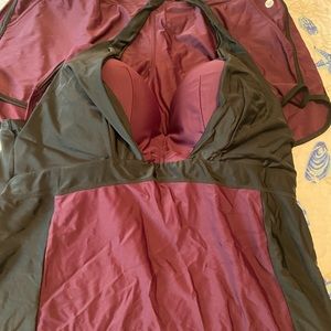 Lane Bryant Swim top and bottoms